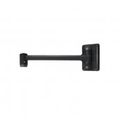 B-TECH BT7803 Wall Arm with Swivel for 50mm Pole in BLACK