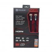 UltraLink ULN2MP Noir Premium Certified High Speed HDMI Cable (2M - 6.5ft)
