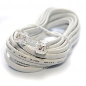 Ultralink UHS76WH Telephone Line Cord Modular Plugs (12FT)