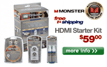Monster FlatScreen HDMI High Definition Performance Pack