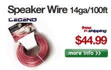 Legend PRO 14-GA OFC Speaker Cable 100FT