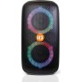 iQ Wave Bluetooth Party Speaker with Wired Karaoke Microphone BLACK