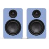 Kanto Living YU6 Passive 2nd Gen Passive Bookshelf Speaker with 1” Silk Dome Tweeter and 5.25” Abaca-Reinforced Woofer, Pair ICE BLUE