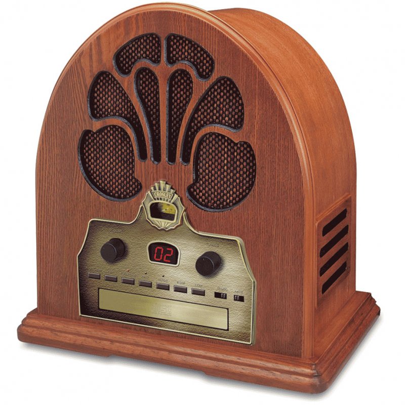 Crosley CR32CD Cathedral AM/FM Radio & CD Player