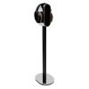 HeadsUp Premium Headphone FloorStand w Cable Management CHROME