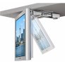 B-Tech BT7525 Under Cabinet TV &amp; Flat Screen Mount for Screens up to 17" SILVER