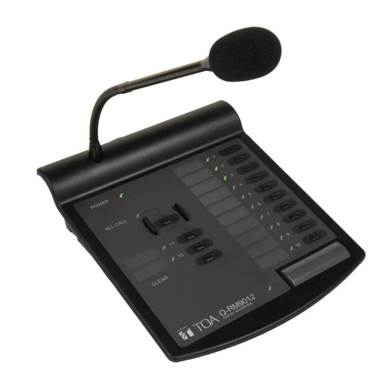TOA Q-RM9012 9000M2 Series Remote Paging Microphone
