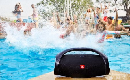 Description image for JBL BOOMBOX Portable Bluetooth Waterproof Speaker BLACK - Open Box