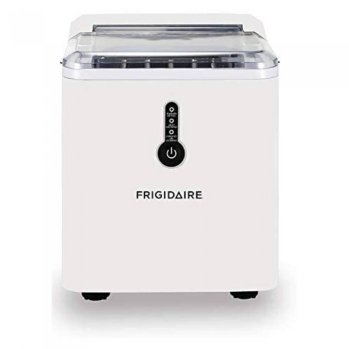 Frigidaire Countertop Compact Ice Maker with 26lbs Capacity Production per Day WHITE - Click Image to Close