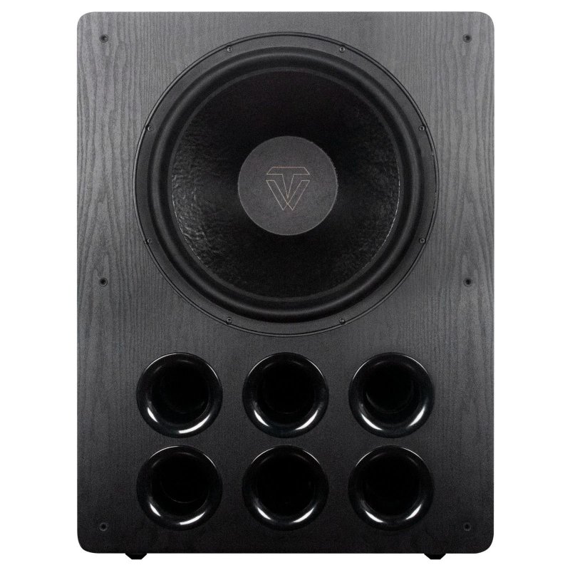 Tonewinner SW-D9000 18" 1500W Ported Powered  Subwoofer BLACK ASH