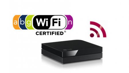 LG newtork media player with wi-fi connectivity for easy internet connection