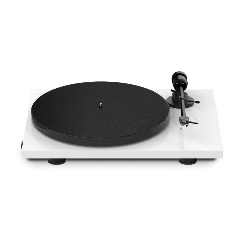 Pro-Ject E1 BT Belt Drive Turntable Bluetooth Phono Preamp (AT3600L) WHITE