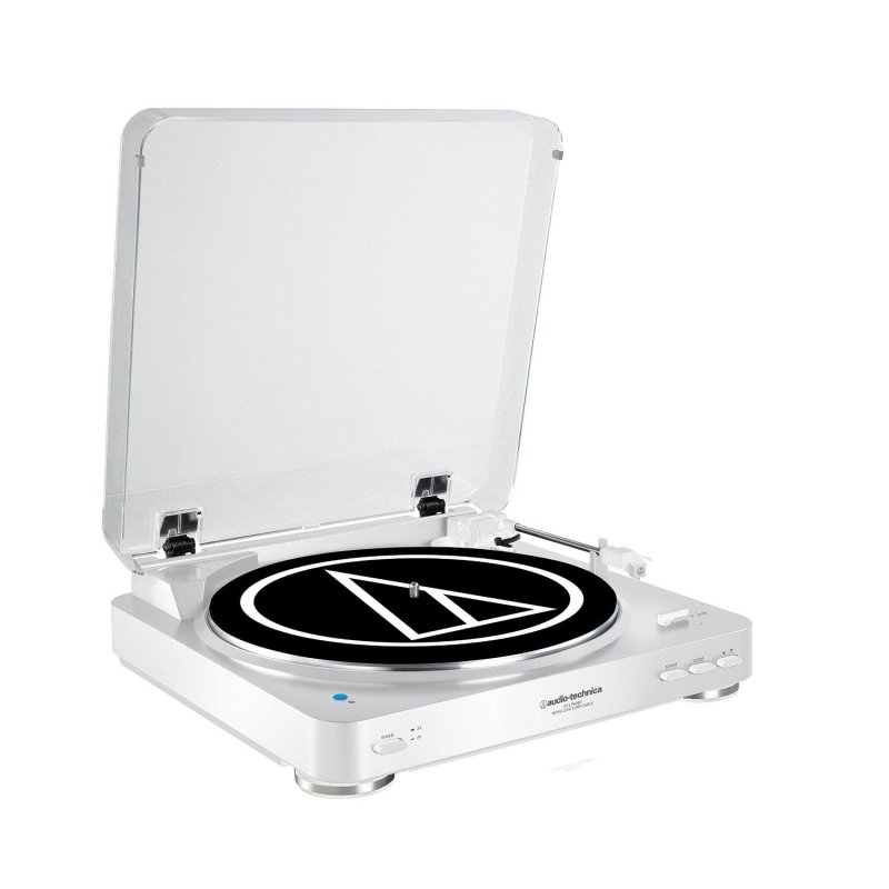 Audio-Technica LP60WH Bluetooth Wireless Fully Automatic Belt-Drive Stereo Turntable WHITE