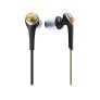 Audio Technica ATH-CKS550BTBGD Solid Bass Wireless In-Ear Headphones Mic Control GOLD