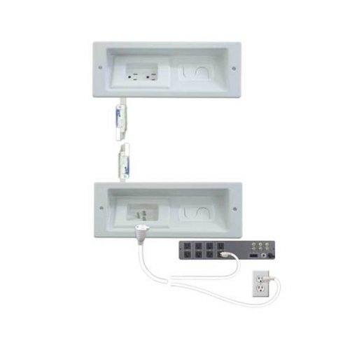 S Elm806 In Wall Cable Management System White Canada Electronicsforless Ca - In Wall Cable Management Kit Uk