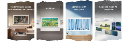 Description image for Samsung QN85LS03HWFXZC 85-Inch The Frame Pro 4K HDR Quantum Dot Mini-LED Smart TV