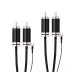 Pro-Ject Connect it Phono RS RCA to RCA Cable with Ground Wire Pure Silver Audio Interconnect Cable 1.23m