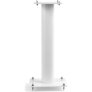 NorStone Stylum 1 Speaker Stands with Adjustable Spikes and Cable Management (Pair) WHITE SATIN