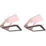 Kanto Living SE2P Elevated Desktop Speaker Stands for Small Speakers PINK
