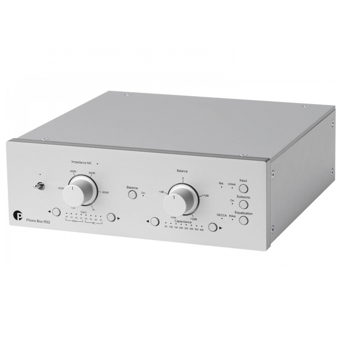 Pro-Ject PHONO BOX RS2 Reference-Class Phono Preamplifier SILVER - Click Image to Close
