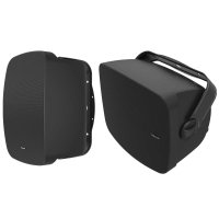 Klipsch Full-Range 6.5” Indoor/Outdoor Residential Surface Mount Loudspeaker (Pair) BLACK