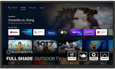 Description image for SunbriteTV Veranda 3 SERIES 55-Inch 4K HDR Full Shade Outdoor TV BLACK