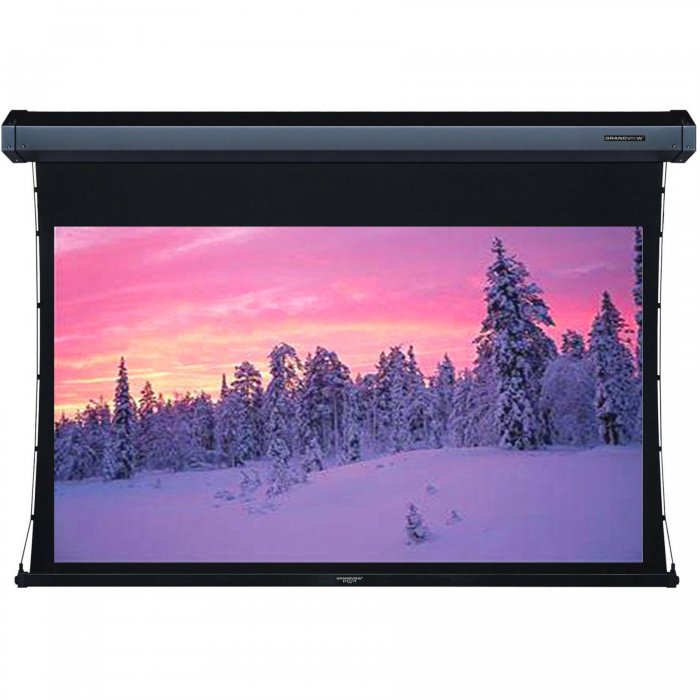 Grandview LF-MIR 150" Integrated Tab Tension Motorized Projector Screen 16:9 - Click Image to Close