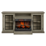 Bell'O MANHASSET TV Fireplace Stand With Shelves VALLEY PINE