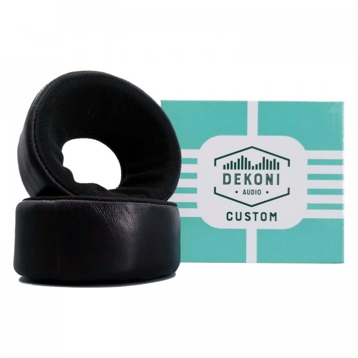 Dekoni Audio Custom Sheepskin Velour Replacement Ear Pads for Grado Headphones BLACK - Click Image to Close