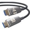 Ultralink Noir Fiber Optic 8K HDMI Cable 2m / 6ft