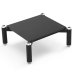 NorStone Spider 2 Modular Hi-Fi Rack Module with Black Tempered Glass Shelf BLACK