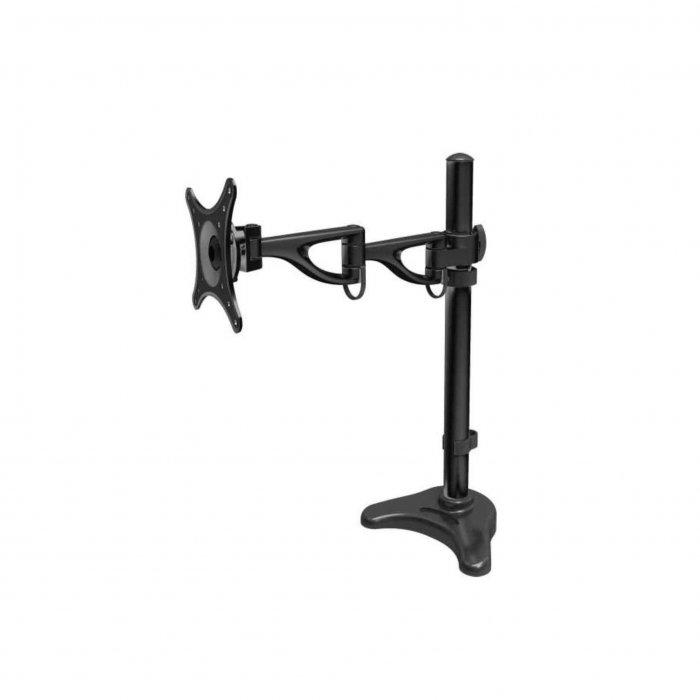 Rocelco DM1 Double Articulated Desktop Mount 10"-24" TV's BLACK - Click Image to Close