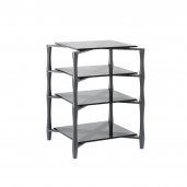 NorStone Slender HiFi Gunmetal Rack Cabinet (Each) GREY