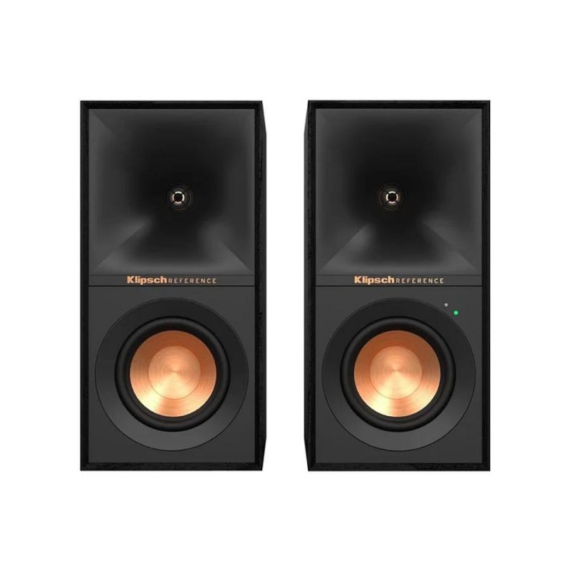 Klipsch R40PM Reference 4" Two Way Powered Bookshelf Speakers (Pair) BLACK