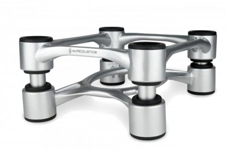 Description image for IsoAcoustics Aperta Speaker Stands SILVER (Pair)
