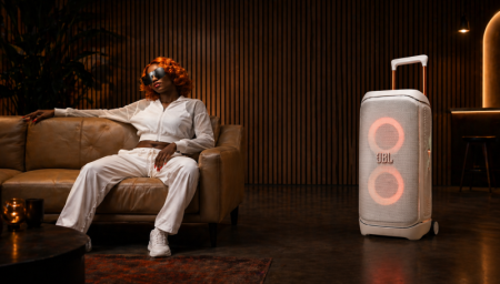 Description image for JBL PartyBox Stage 320 Portable Wireless Party Speaker WHITE - Open Box