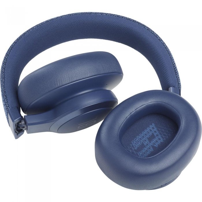 JBL Live 660NC Wireless Noise Cancelling On-Ear Headphones Blue - Click Image to Close