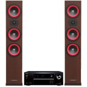 Onkyo TX-NR5100 & Cerwin Vega LA365 7.2 Channel Network Receiver Tower Speaker System Bundle EXPRESSO