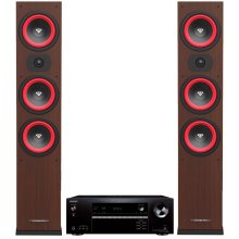 Onkyo TX-NR5100 & Cerwin Vega LA365 7.2 Channel Network Receiver Tower Speaker System Bundle EXPRESSO
