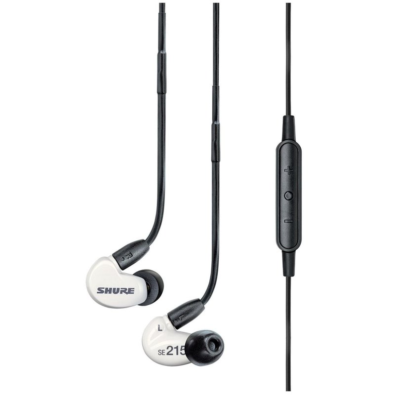 Shure SE215m+ Sound Isolating Earphones w/ Remote & Mic