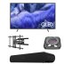 Samsung QEF1 55-inch QLED 4K Smart TV & Sonos Ray Soundbar Home Entertainment Bundle with Kanto Full Motion Wall Mount and XLO HDMI Cable TITAN GRAY/B