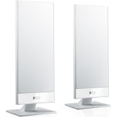 KEF T101 Ultra-Thin On-Wall Satellite Speakers PAIR WHITE