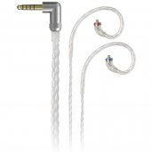 FiiO LC-4.4C 4.4mm 8-Strand Silver-Plated Copper Hand Woven MMCX Earphone Cable