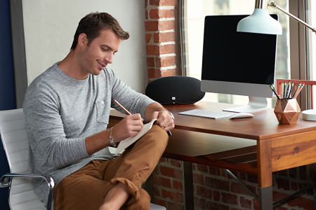 Description image for JBL Playlist 150 Bluetooth & Wi-Fi with Chromecast Wireless Speaker BLACK (2019)