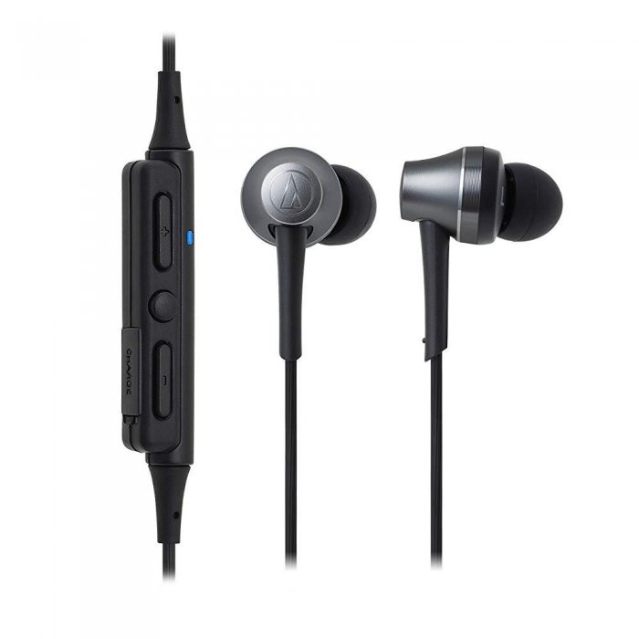 Audio Technica ATH-CKR75BTGM Sound Reality Wireless In-Ear Headphones Gunmental - Click Image to Close