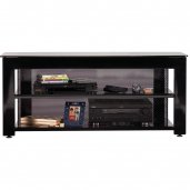 SANUS Steel Series SFV49 49-Inch Wide TV Stand BLACK