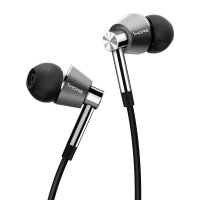 1MORE Triple Driver In-Ear Headphones with In-Line Microphone and Remote TITANIUM