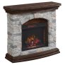 Bell'O Twinstar Austen Free-Standing Infrared Flat Wall Electric Fireplace - Open Box