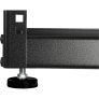 Sanus CFR1620 35-Inch Tall AV Rack 20U Stackable Skeleton Rack BLACK