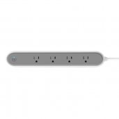 Incipio CMNDKT-009-WHT Comandkit Smart Power Strip 4 Outlets WHITE